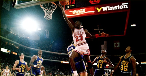 Chicago Bulls vs. Utah Jazz - 8 mars 1990 mai 1996