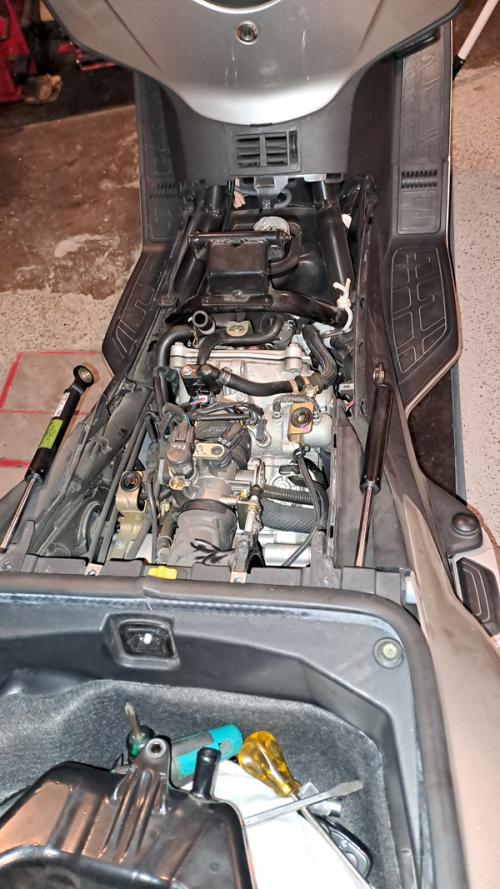 Réglage soupapes Maxsym 600i