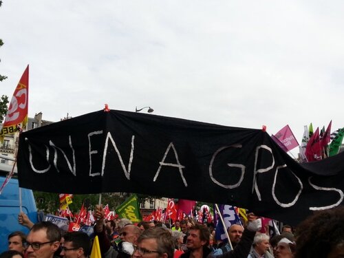 Mardi 14 juin-1 Million-Enorme manifestation à Paris pour le retrait de la loi Travail : chiffres & photos  (IC.fr-14/06/2016)