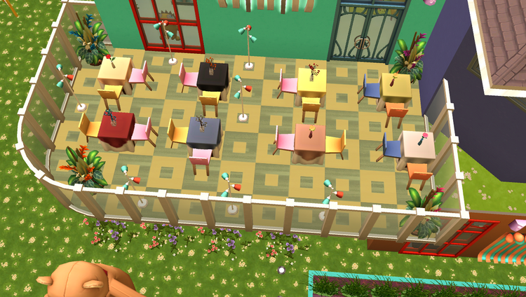 Sims 4 : Un resto original dédié aux enfants suite