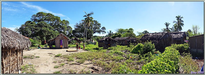 La "banlieue" du village - Grande Mitsio - Madagascar