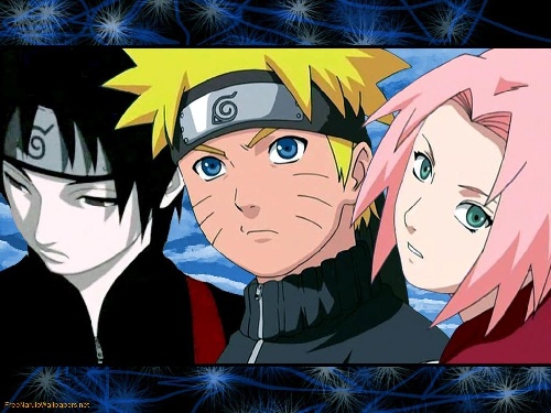 Sai,Naruto et Sakura 