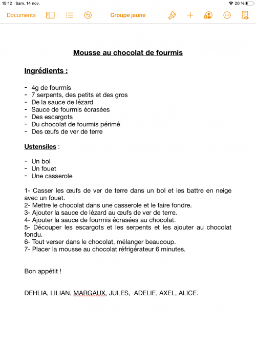 Nos recettes de sorcières