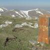 Borne frontière n° 206 (face espagnole) au nord-Est du proche sommet d'Urculu 1415 m