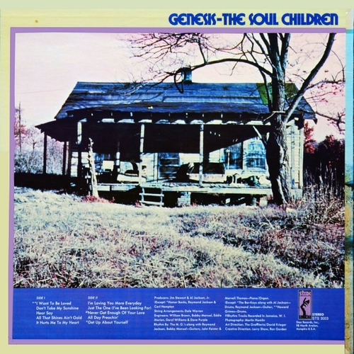 The Soul Children : Album " Genesis " Stax ‎Records STS-3003 [ US ]
