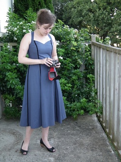 Robe 50's bleue