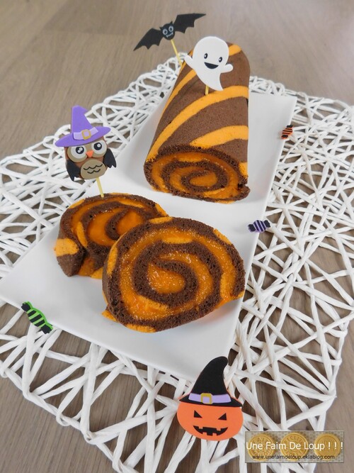 Gâteau roulé d'Halloween