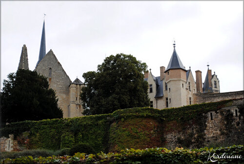 Photos de l'entrée du château de Montreuil Bellay