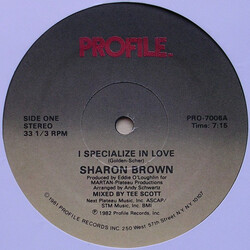 Sharon Brown - I Specialize In Love