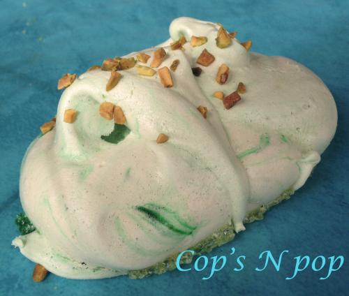 Meringues goût pistache!!