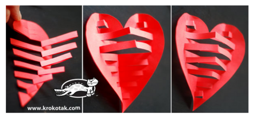 Saint Valentin - Un coeur en 3D