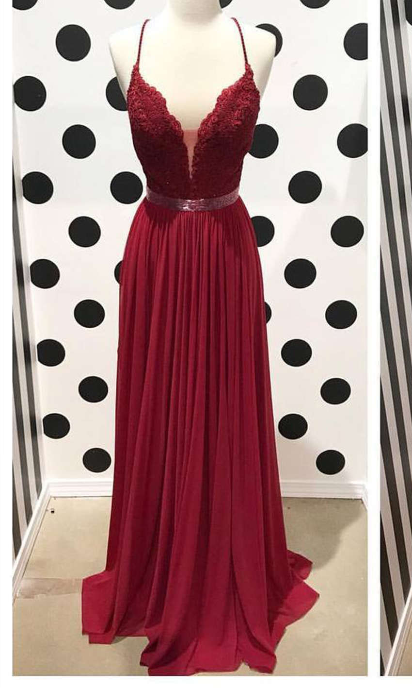 red lace prom dresses uk
