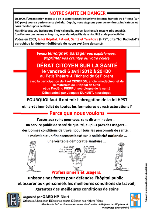 Débat citoyen sur la santé