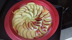 Gâteau aux pommes et mascarpone
