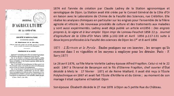 La vie de Claude Ladrey, savant d'origine Châtillonnaise , racontée par Michel Pauty