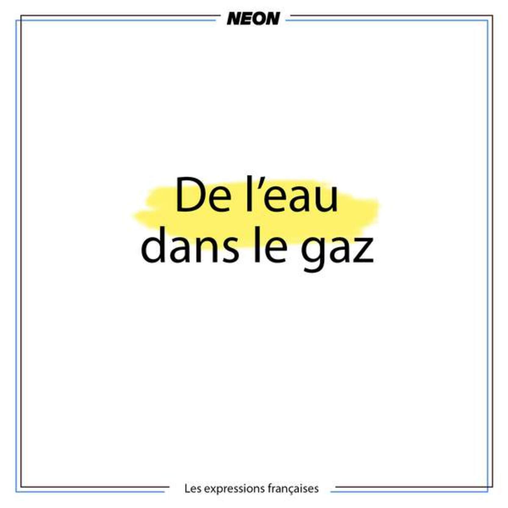 De l'eau dans le gaz