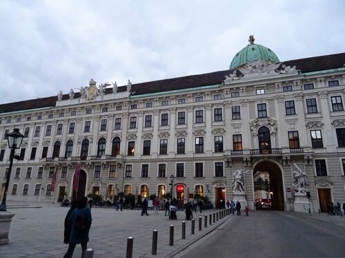 Autour de la Hofburg à Vienne en Autriçe (photos)