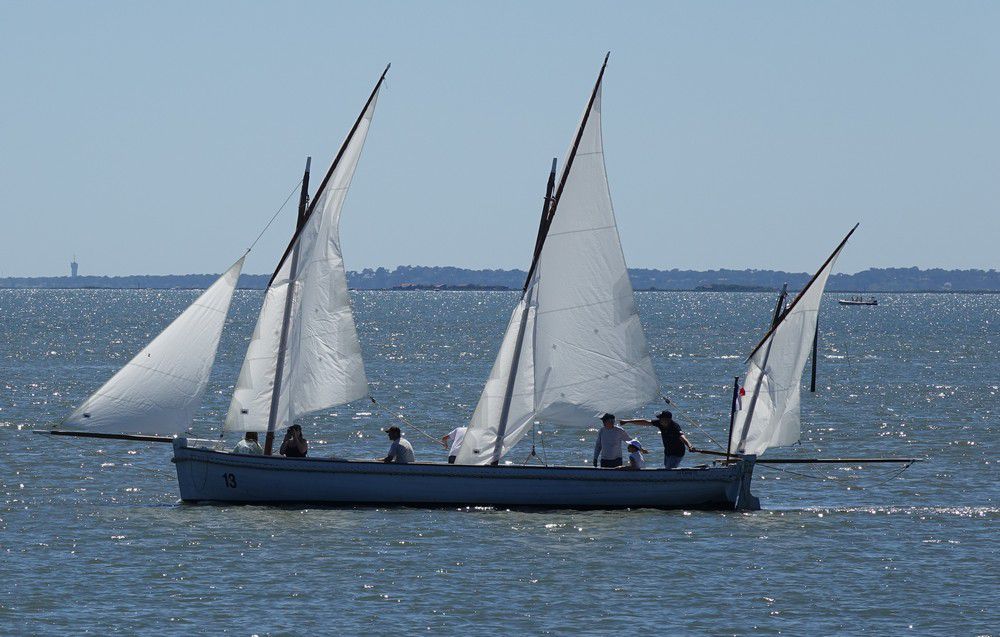 Le Canot 13 aux Voiles en Liberté d'Andernos...