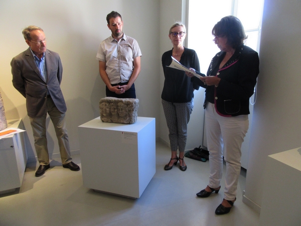 A l'occasion des Journées du patrimoine 2018, le Musée du Pays Châtillonnais Trésor de Vix a présenté une sculpture récemment acquise et la restauration d'une peinture gallo-romaine