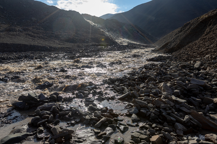 Le glacier qui fond