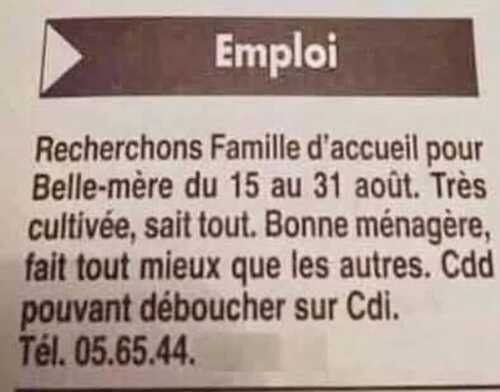 Zut j'allais oublier !