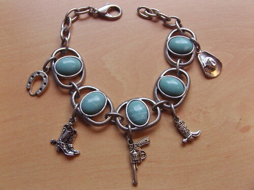 Les bracelets country turquoise