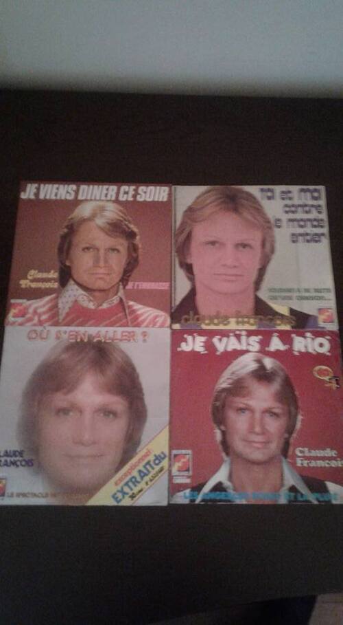 Claude François mes nouveaux achats 45 tours