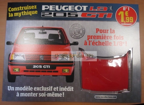 Montez la Peugeot 205 GTI - Miniatures, Collections Presse