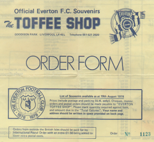 39. Everton (Div. 1): les "Toffeemen" de Liverpool