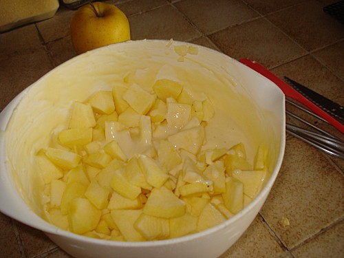 Gâteau aux Pommes et au Fromage blanc 4