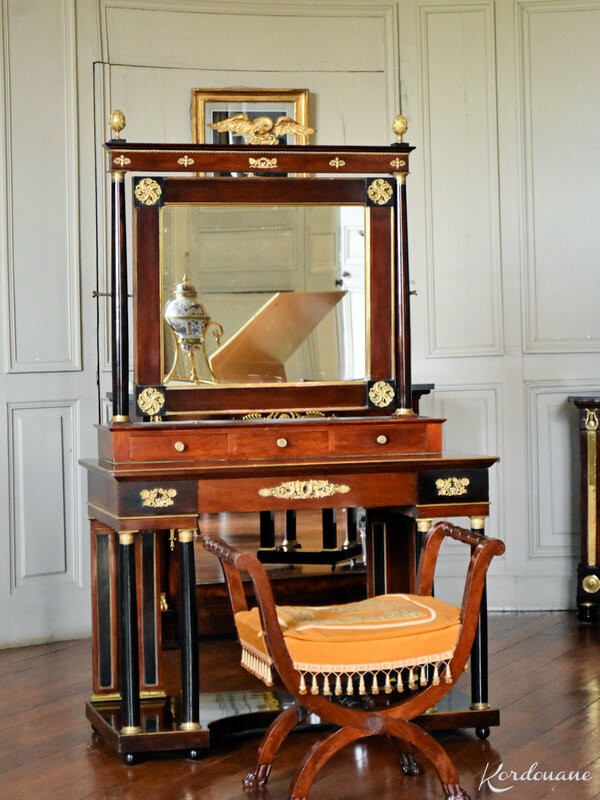 Photos chambres et salons du château de Valençay