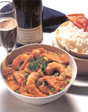 Blog de lisezmoi :Hello! Bienvenue sur mon blog!, Recette d'Australie :  Curry doux de fruits de mer et légumes