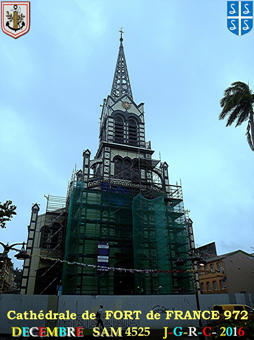 EGLISE DE MARTINIQUE:  Cathédrale de FORT de FRANCE  1/5       D 16/05/2017