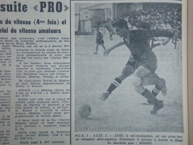 Aout 1954 Amical MCA-ASSE 2-2