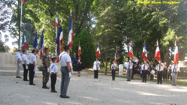 La Libération de Châtillon sur Seine a donné lieu à trois cérémonies patriotiques