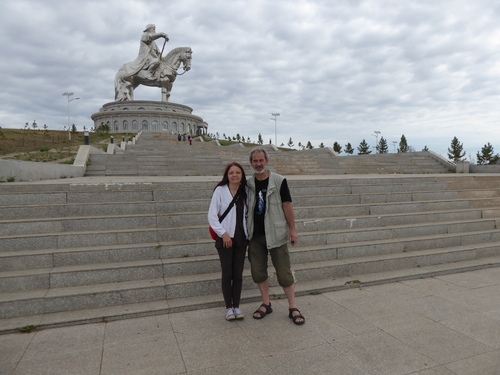 Voyage Transsibérien 2017, le 19/07, 12 ème jour,  Mongolie, temple de Gengis Khan(1)+ virade de l'espoir