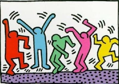 2011/2012 - KEITH HARING ...  DANS LA COUR DE RÉCRÉ.