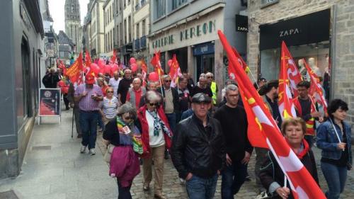 journée d'actions du 5/07 pour le retrait de la loi Travai-Bilan vu par la PQR (OF & LT)