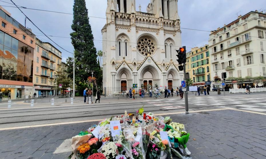 La basilique Notre-Dame de l'Assomption à Nice, le lendemain de l'attentat - Photo RCF