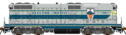 EMD GP7 Demonstration 100