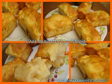 CAKE MOELLEUX AUX POMMES