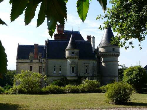 Château de la Bourdaisière, façade arrière