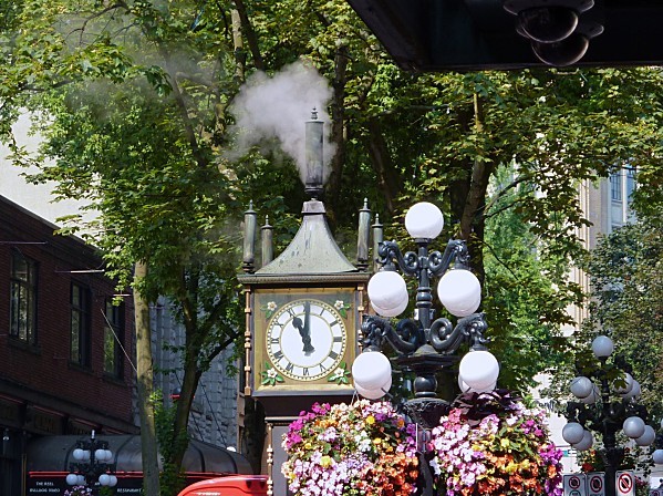 Jour 28 Vancouver Gastown Steam Clock 2