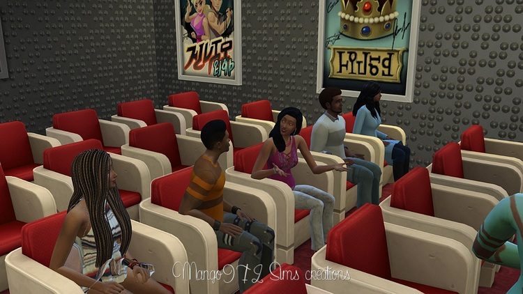 Sims 4 création d'un cinéma 