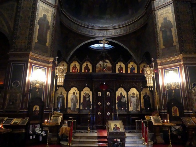 Cathédrale orthodoxe Saint-Alexandre-Nevski (intérieur)