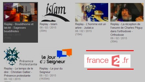 Madame Fleur Pellerin (ministère de la Culture), Arrêtez le financement et la diffusion de la messe et de toute autre religion sur France 2