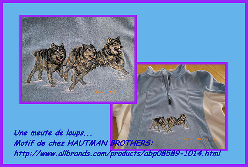 broderie machine loups