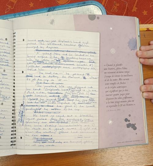 production d'écrit: les brouillons de J K Rowling