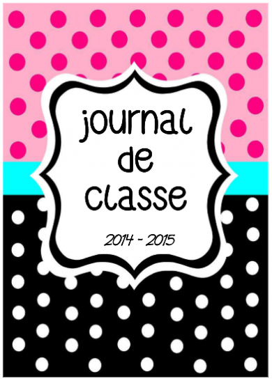 PAGES DE GARDE CAHIER JOURNAL