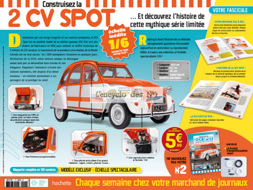 N° 1 Construisez la 2 CV Spot - Test